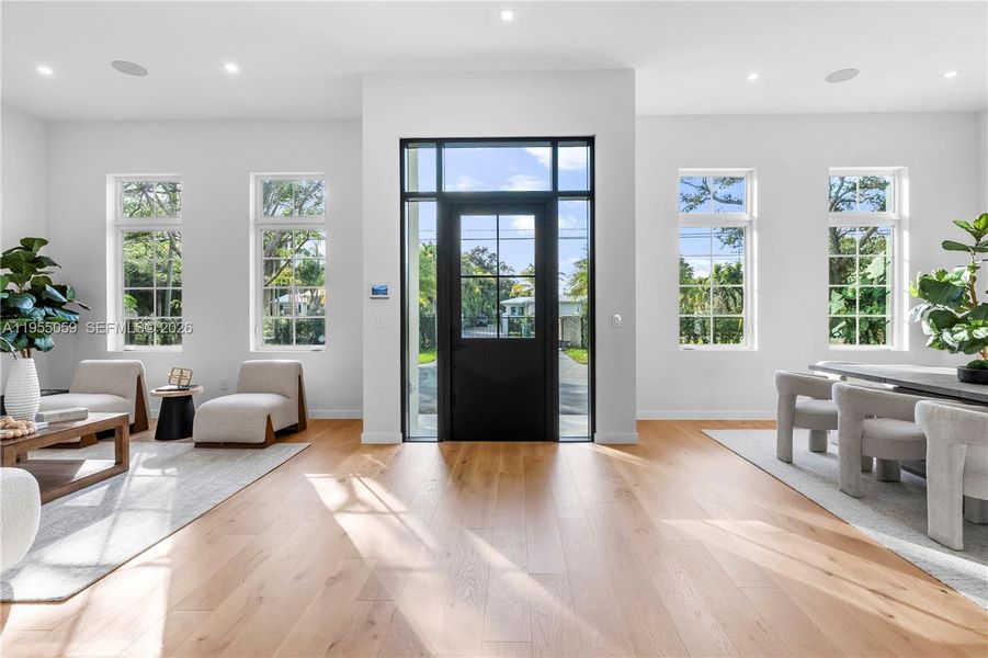 Furnished interior view inside a new home in , Miami (Image 8).