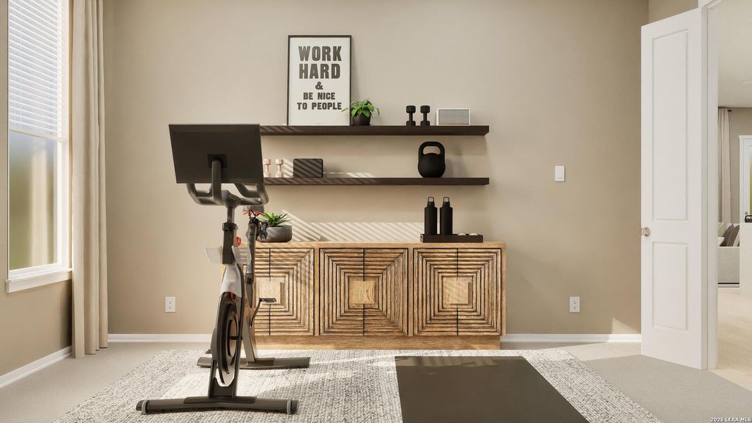 Furnished interior view inside a new home in Brookmill, San Antonio (Image 11). Furnished interior view inside a new home in Brookmill, San Antonio (Image 11).