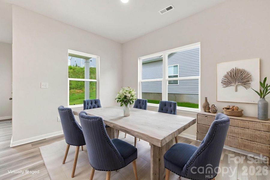 Furnished interior view inside a new home in Catawba Trace, Catawba (Image 9).