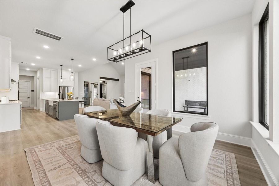 Furnished interior view inside a new home in , Fulshear (Image 17).