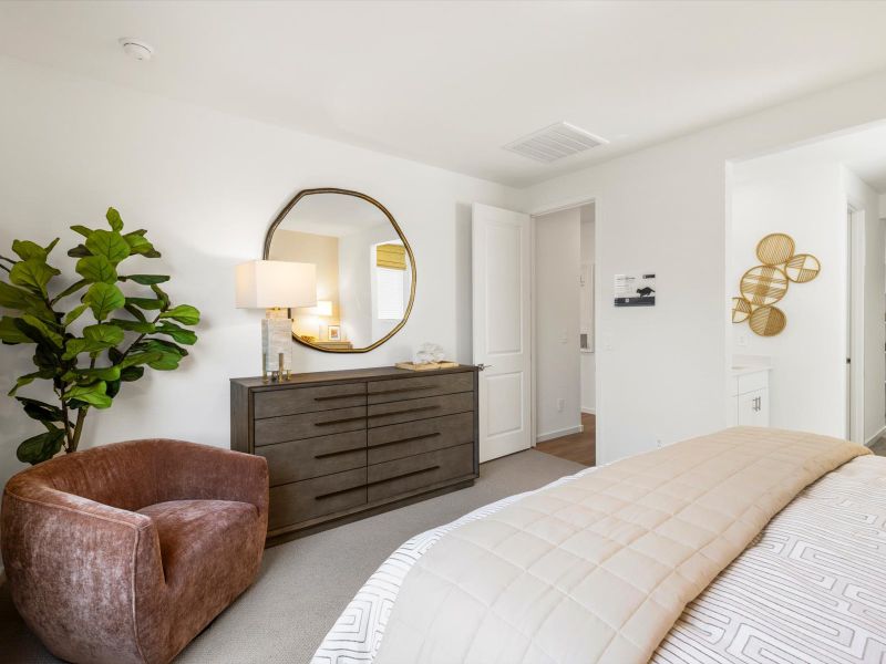 Furnished interior view inside a new home in Meritage Homes by Teravalis - Reserve Series, Buckeye (Image 10).