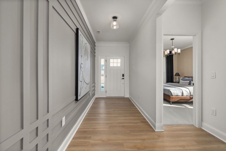 Representative unfurnished interior of a home built from the Stonebrook by Pulte Homes in Everbrook, Angier (Image 22).