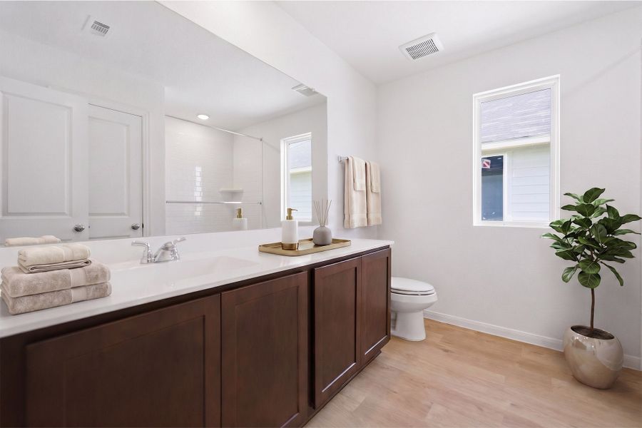 Furnished interior view inside a new home in Austin Point, Richmond (Image 31).
