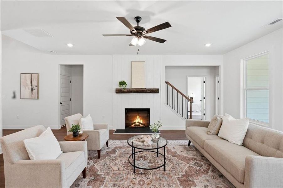 Furnished interior view inside a new home in , Mansfield (Image 16). Furnished interior view inside a new home in , Mansfield (Image 16).