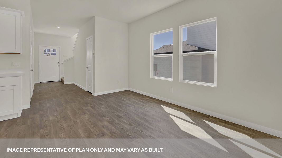 Spacious, unfurnished interior of a new home in Paramount, Kyle (Image 15).