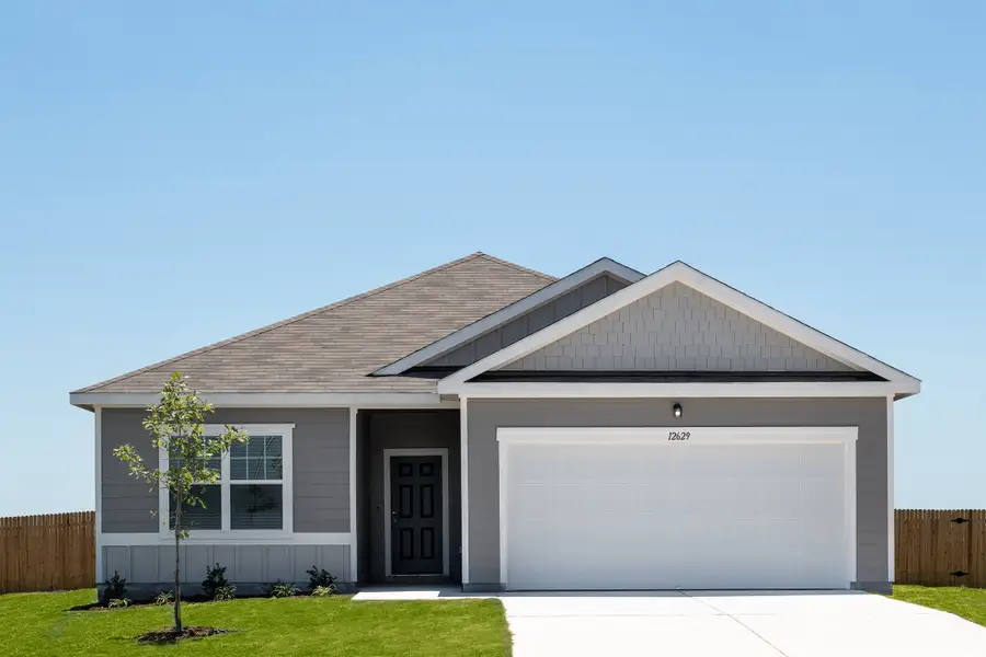 Representative exterior photo of a completed home built from the Firefly by Starlight Homes in Cottonwood Creek, San Marcos, TX (Image 1).