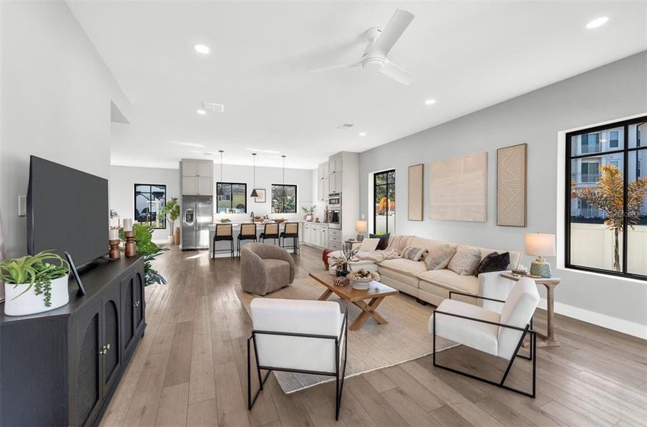 Furnished interior view inside a new home in , Orlando (Image 6).