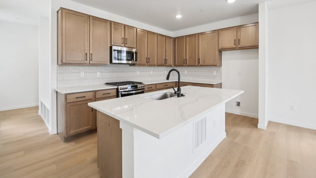 Furnished interior view inside a new home in Westerly, Erie (Image 15).