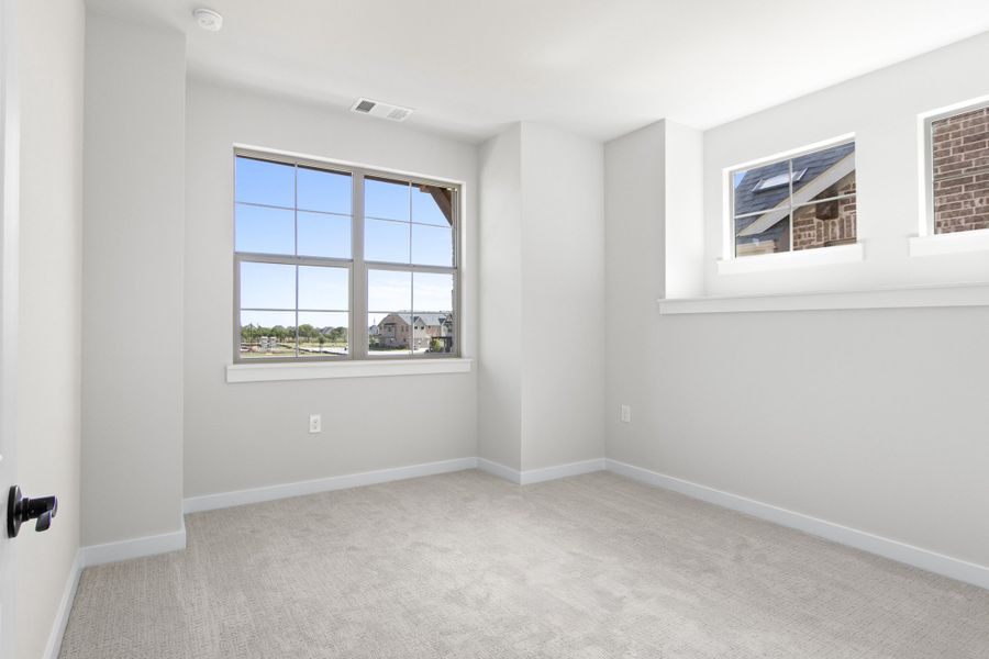 Spacious, unfurnished interior of a new home in The Tribute, The Colony (Image 37). Spacious, unfurnished interior of a new home in The Tribute, The Colony (Image 37).