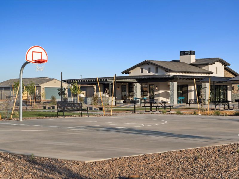 Basketball court at Bella Vista Trails