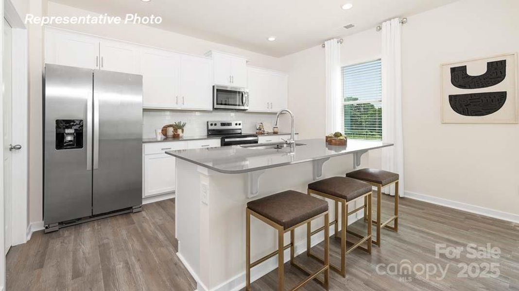 Furnished interior view inside a new home in Cramer Estates, Gastonia (Image 2).