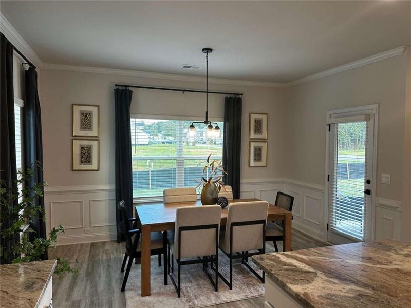 Furnished interior view inside a new home in Canterbury Villas, Carrollton (Image 9).