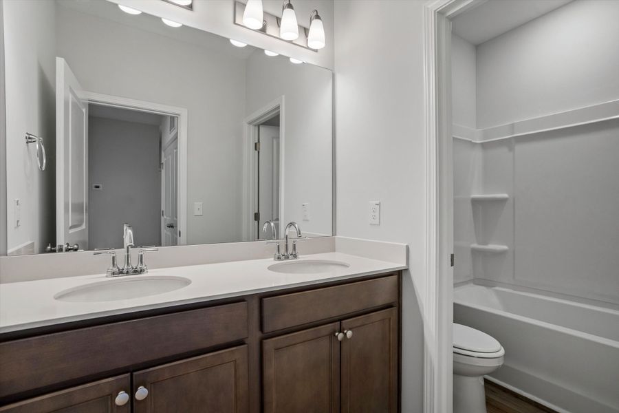 Furnished interior view inside a new home in Sweetbrier, Durham (Image 13).