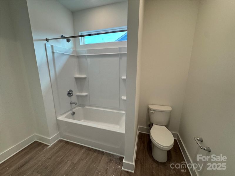 Upstairs bath in secondary bedroom