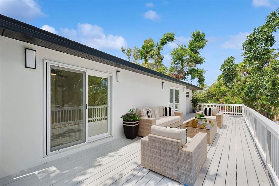 Exterior details and patio area of a home in , Sarasota (Image 21).
