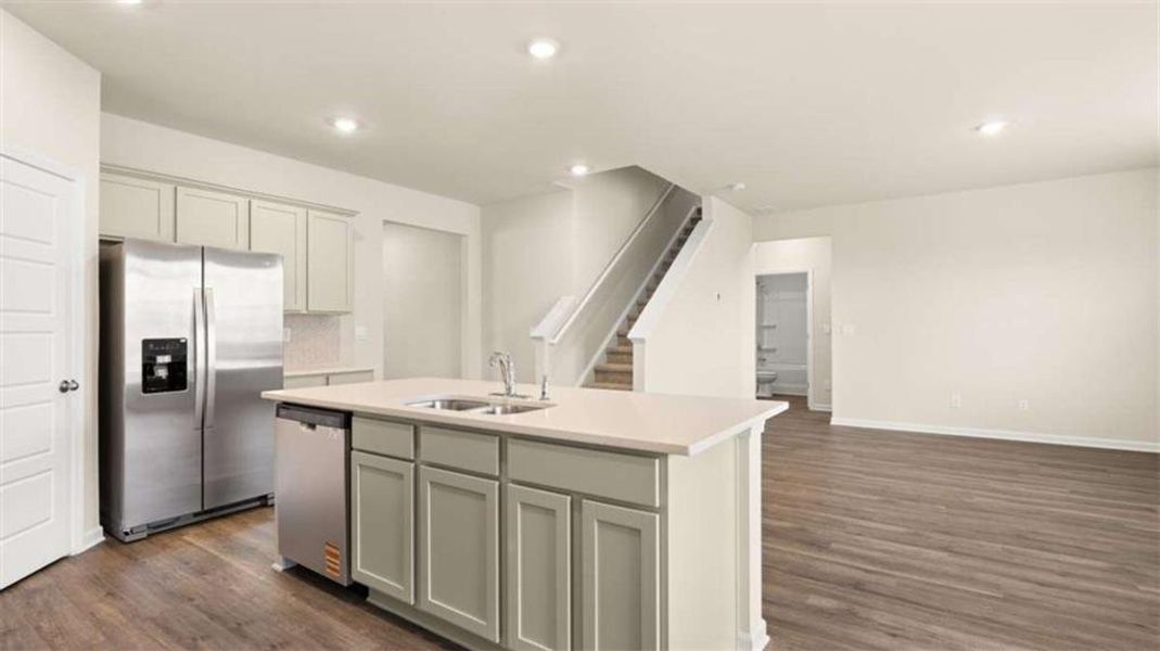 Furnished interior view inside a new home in The Preserve at Agricultural Village, Perry (Image 2).