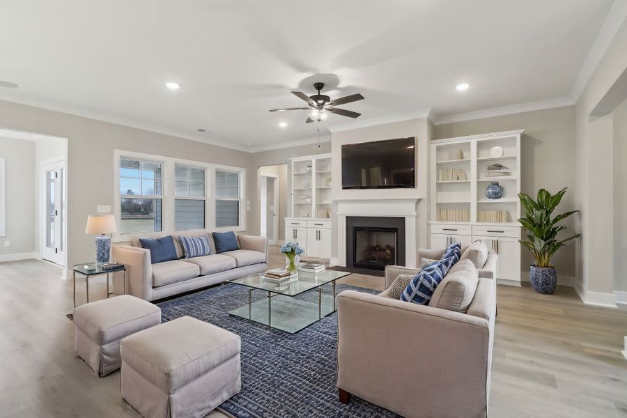 Representative furnished interior of a home built from the Ashbourne II by Great Southern Homes in Collins Cove, Chapin (Image 18).