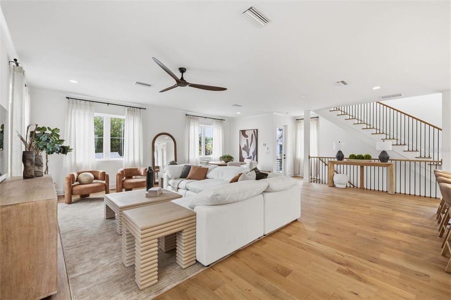 Furnished interior view inside a new home in , Tampa (Image 11).