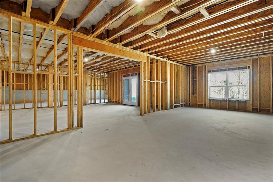 In-progress construction of a new home in , Gainesville, GA (Image 46).