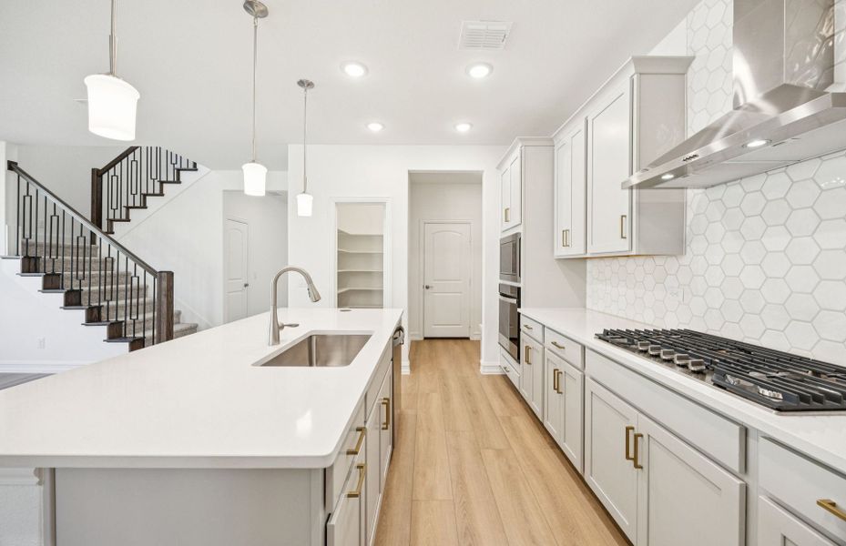 Furnished interior view inside a new home in Spiritas Ranch, Little Elm (Image 3).