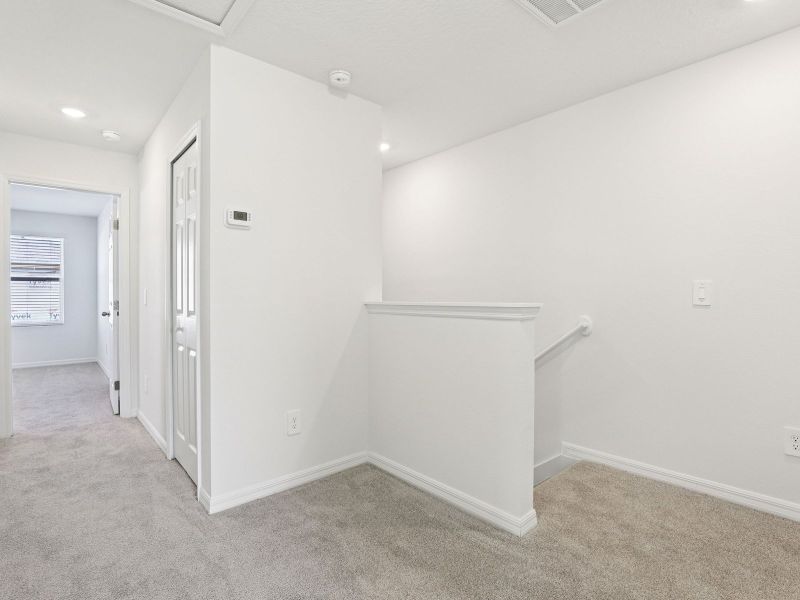 Spacious, unfurnished interior of a new home in The Meadow at Crossprairie Townes, St. Cloud (Image 10). Spacious, unfurnished interior of a new home in The Meadow at Crossprairie Townes, St. Cloud (Image 10).