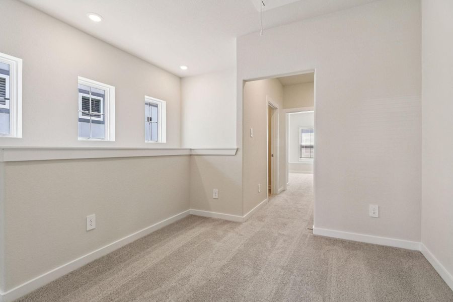 Photo is not of the actual home, but is an inspirational photo of builder’s model home and may depict options, furnishings, and/or decorator features that are not included