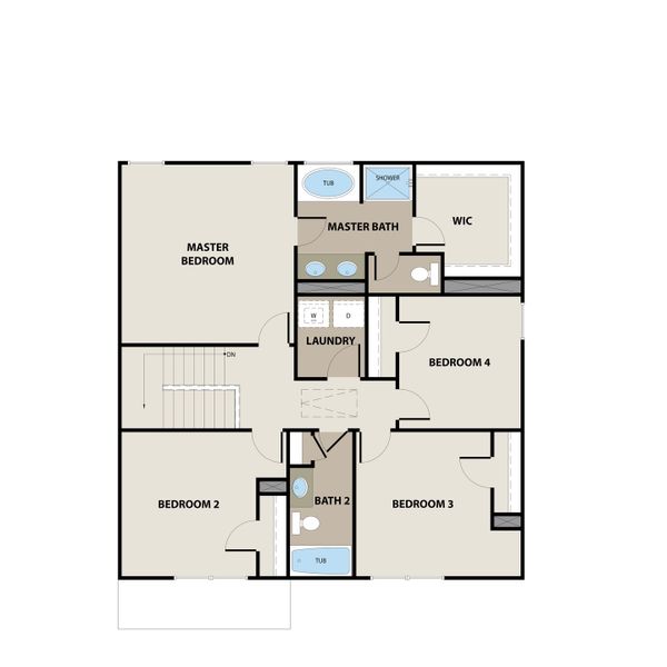 2D floor plan layout for the The Anderson by RTS Homes in Doctor's Creek, Ludowici, GA (Image 29). 2D floor plan layout for the The Anderson by RTS Homes in Doctor's Creek, Ludowici, GA (Image 29).