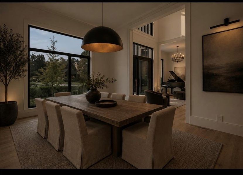 Furnished interior view inside a new home in , Milton (Image 7). Furnished interior view inside a new home in , Milton (Image 7).