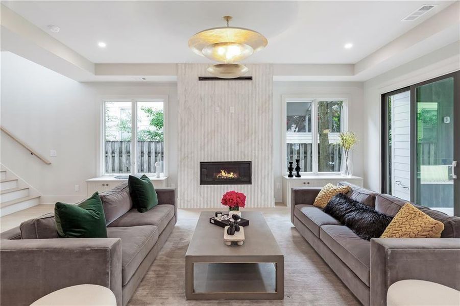 Furnished interior view inside a new home in , Atlanta (Image 5).