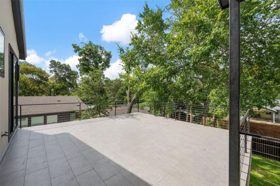 Exterior details and patio area of a home in , Austin (Image 3). Exterior details and patio area of a home in , Austin (Image 3).