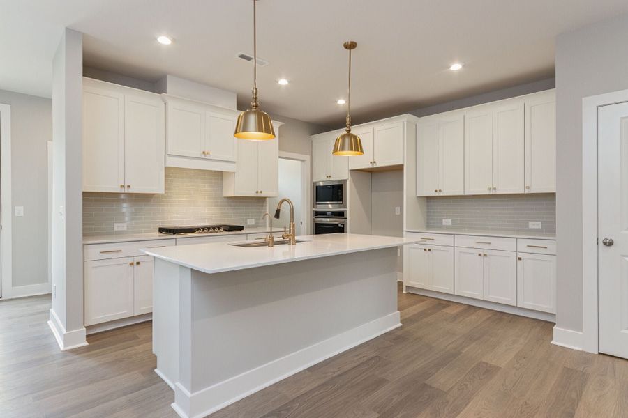 Representative furnished interior of a home built from the Onyx B by Homes by Dickerson in Chatham Park, Pittsboro (Image 8).
