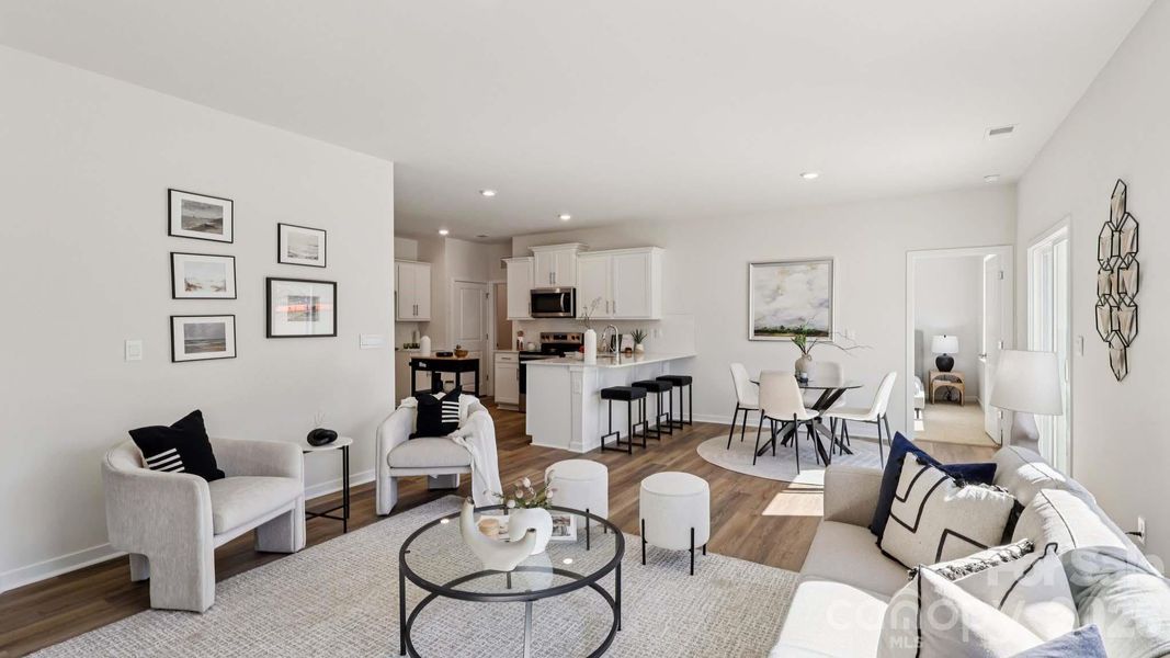 Furnished interior view inside a new home in Stanton, Richburg (Image 5).