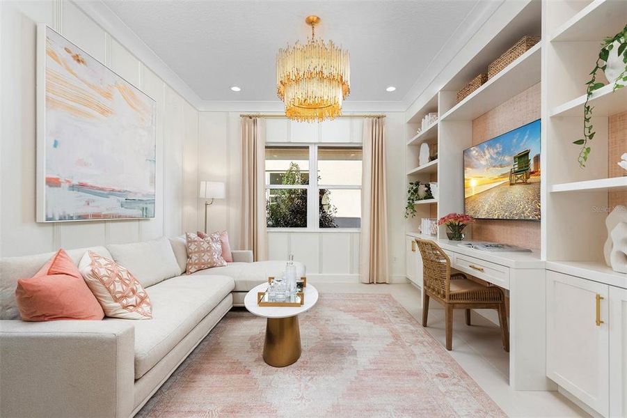 Furnished interior view inside a new home in Valencia Ridge, Wesley Chapel (Image 6).
