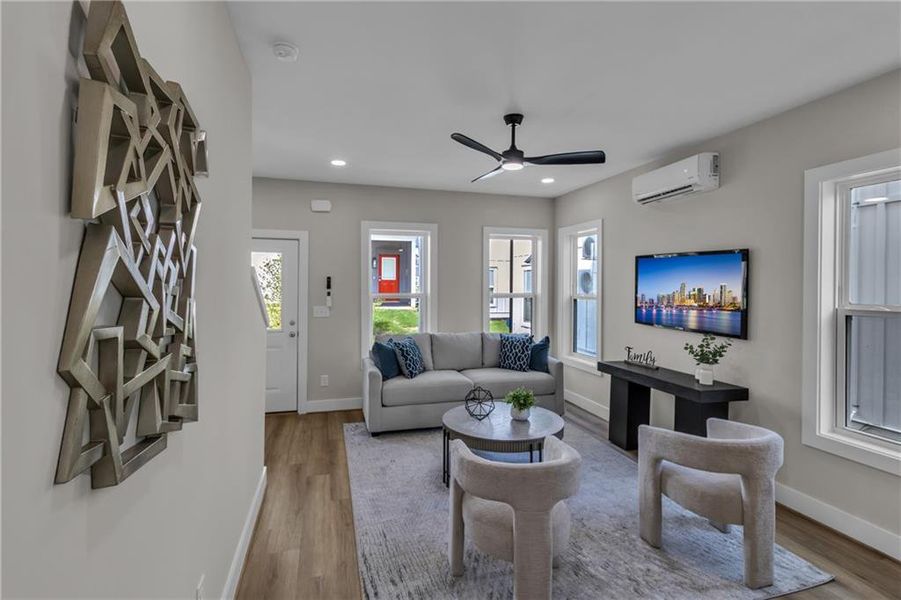 Furnished interior view inside a new home in , Atlanta (Image 28).
