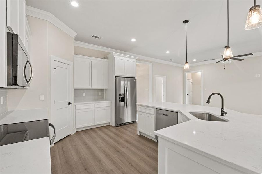 Furnished interior view inside a new home in , Mabank (Image 10).