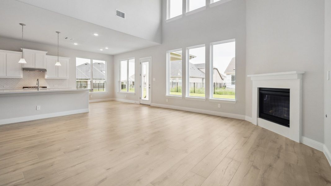Representative furnished interior of a home built from the Brown by DRB Homes in Brookewater, Rosenberg (Image 12).