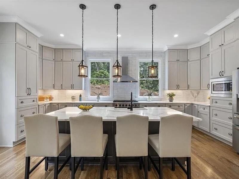 Furnished interior view inside a new home in , Woodstock (Image 29).