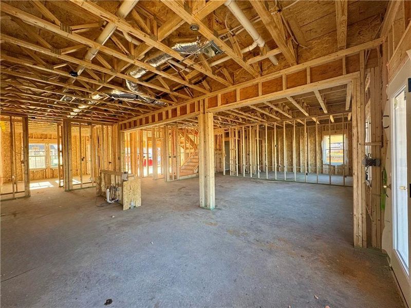 In-progress construction of a new home in Eastlyn Crossing - Single Family, Flowery Branch, GA (Image 12).