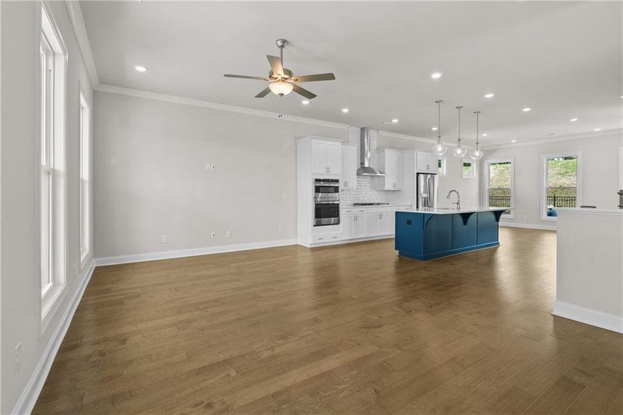 Spacious, unfurnished interior of a new home in Palisades Single Family, Cumming (Image 23).