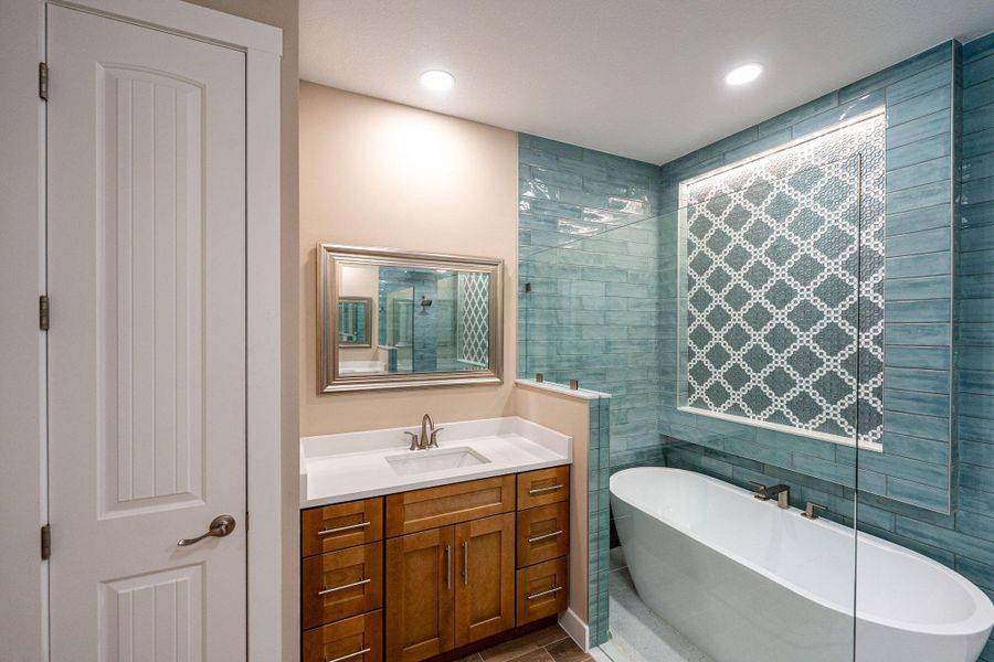 Furnished interior view inside a new home in , Fort Pierce (Image 15).