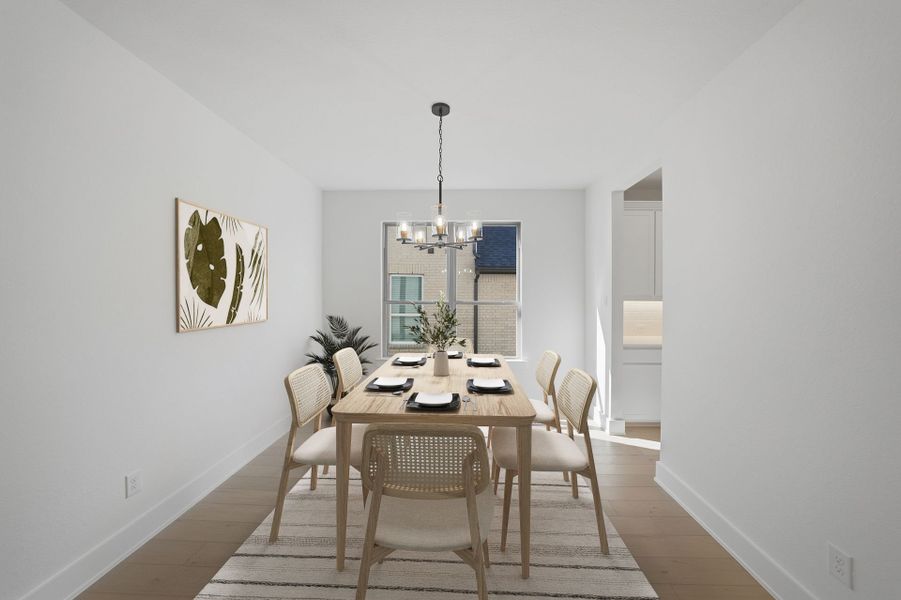 Furnished interior view inside a new home in Tavolo Park, Fort Worth (Image 16). Furnished interior view inside a new home in Tavolo Park, Fort Worth (Image 16).