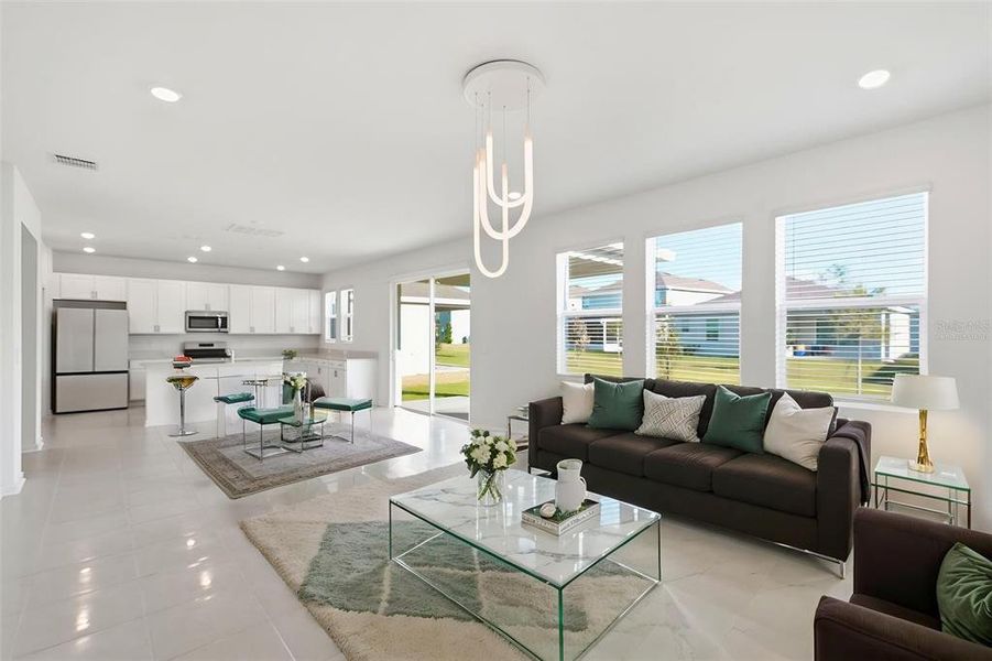 Furnished interior view inside a new home in , Debary (Image 5).