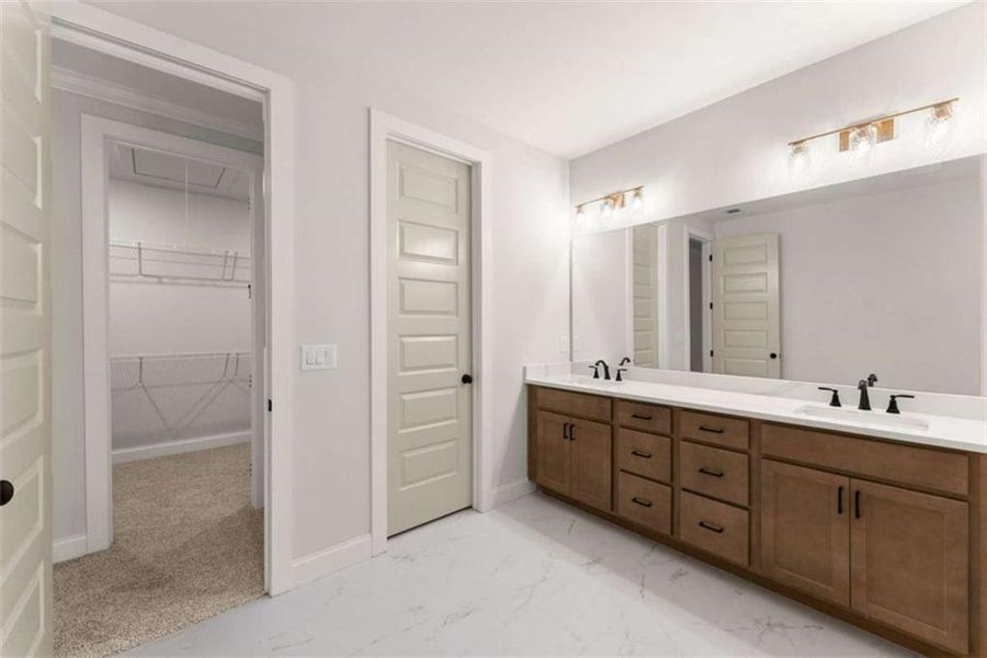 Furnished interior view inside a new home in , Clarkesville (Image 16).