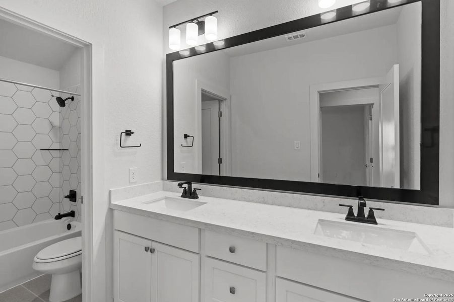 Furnished interior view inside a new home in Legacy at Lake Dunlap, New Braunfels (Image 6).