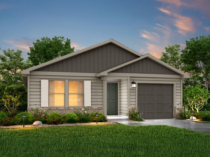Representative exterior photo of a completed home built from the Yellowstone by National HomeCorp in Summit Place, Eden, NC (Image 2).
