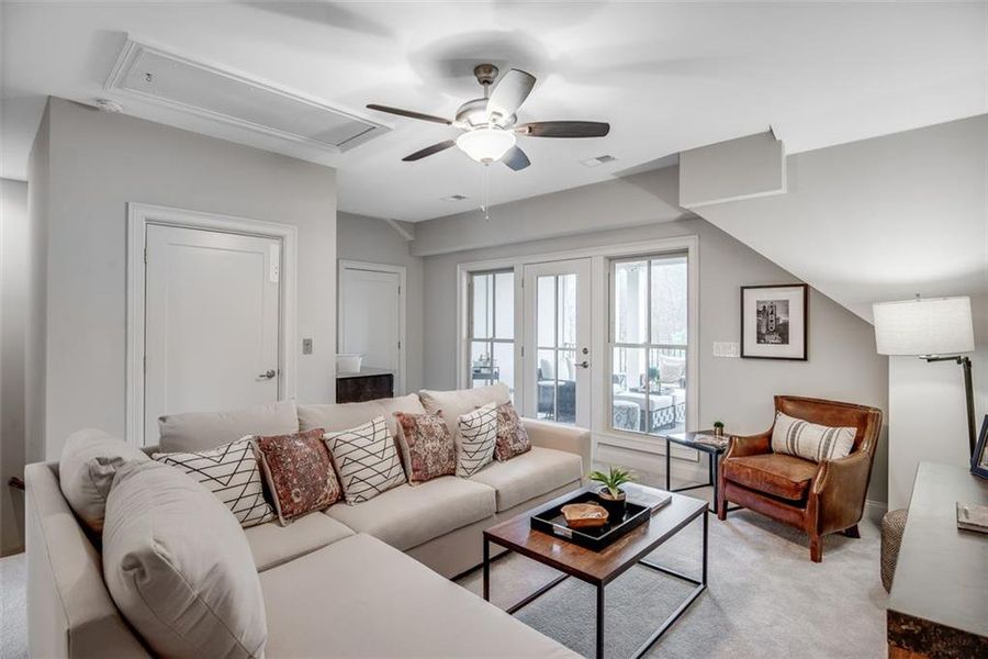 Furnished interior view inside a new home in , Suwanee (Image 19).