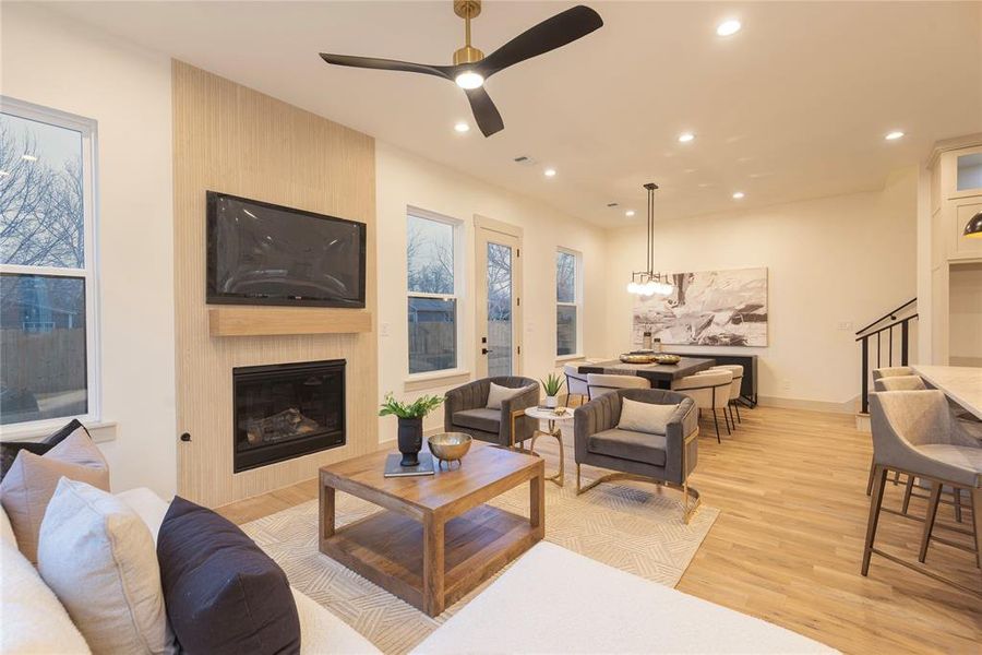 Furnished interior view inside a new home in , McKinney (Image 34).