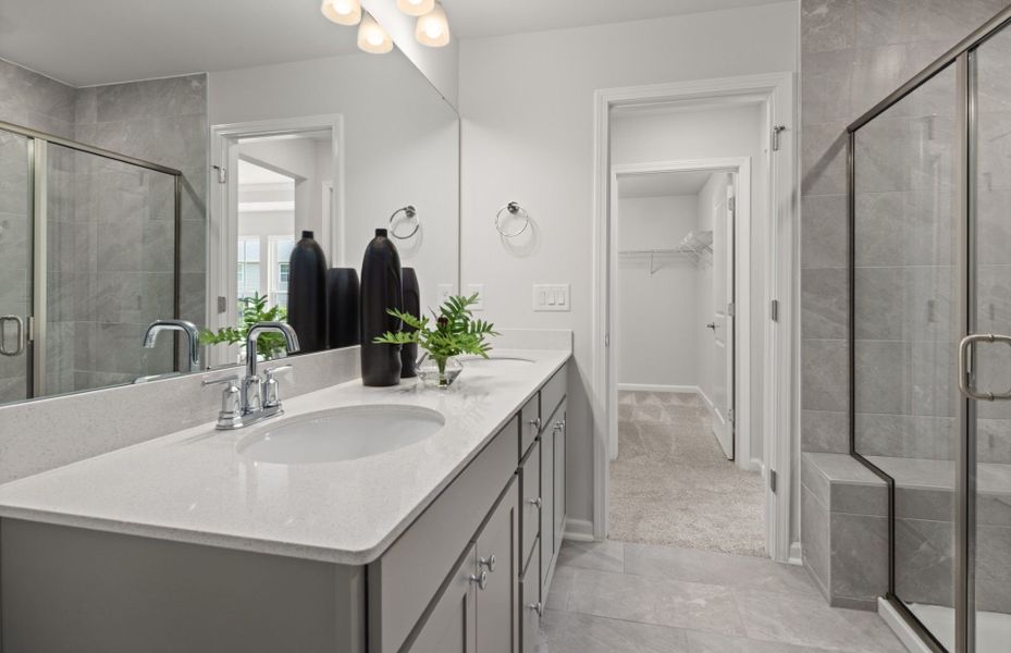 Furnished interior view inside a new home in Poets Walk, Whitsett (Image 38).