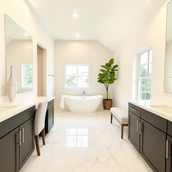 Furnished interior view inside a new home in Eastwood Green, Houston (Image 4). Furnished interior view inside a new home in Eastwood Green, Houston (Image 4).