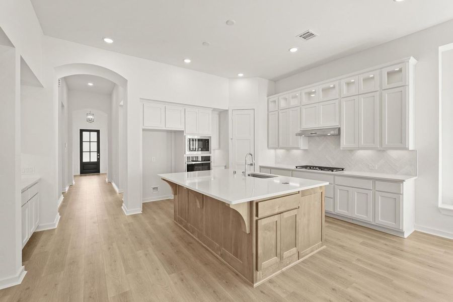 Furnished interior view inside a new home in Kresston: 55ft. lots, Magnolia (Image 7).